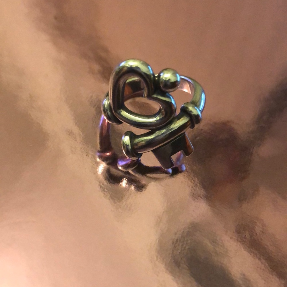James Avery Key to My Heart Ring